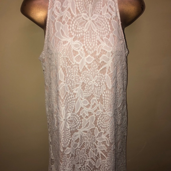 Alya floral lace overlay dress size small - Picture 4 of 10